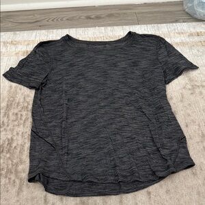 Lululemon Short-Sleeve Crewneck Top - Dark Gray